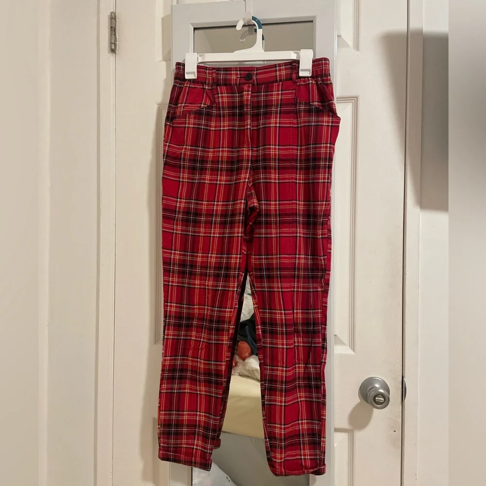 Urban outfitters red plaid pants! - Picture 1 of 6